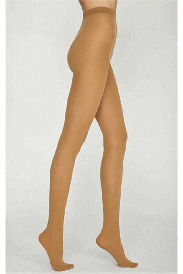 Women's Bronze Color Vega 40 Den Medium Thick Shiny Pantyhose 3-Piece