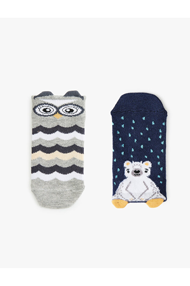 Set of 2 Patterned Socks