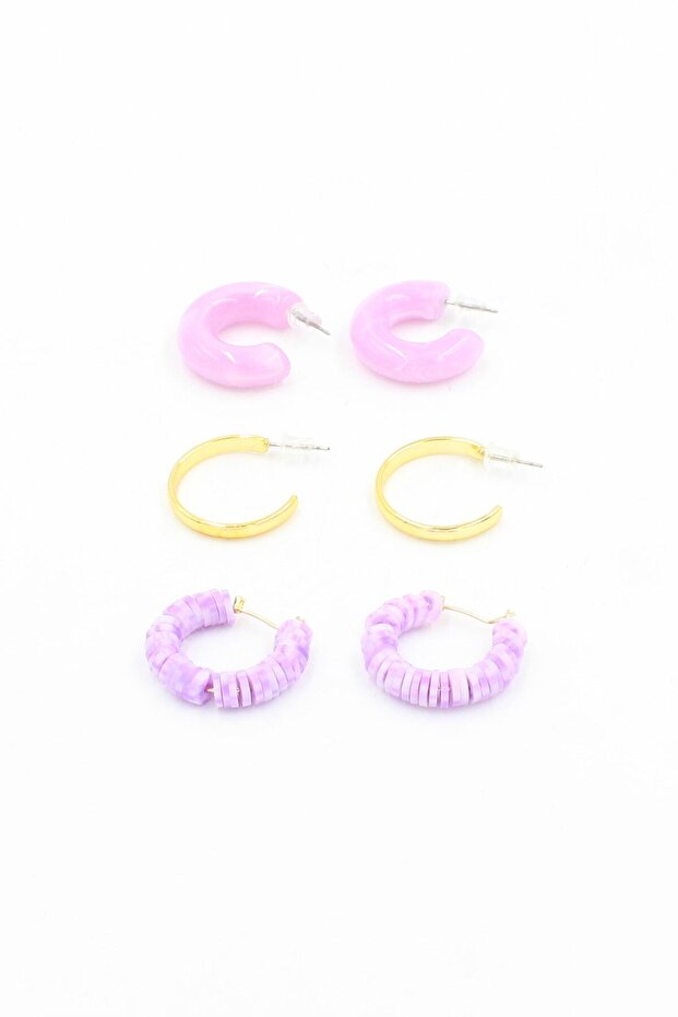 092 2000 مجموعة أقراط ثلاثية - 1