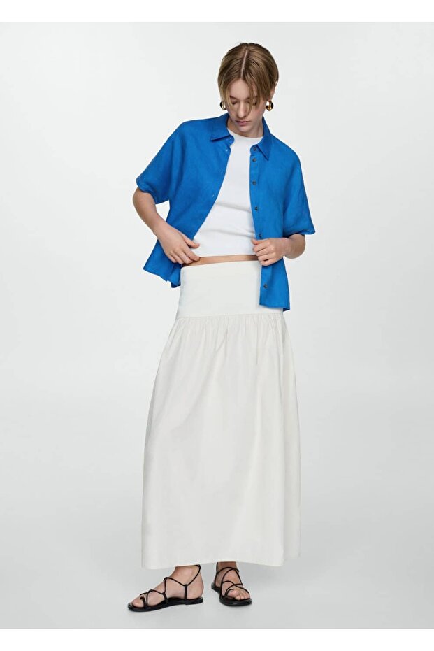 %100 keten gömlek - 2