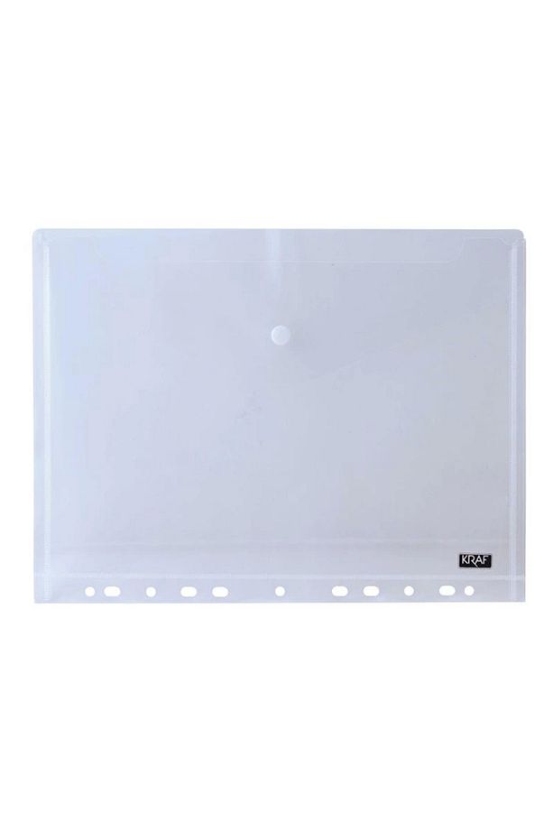 Çıtçıtlı Dosya A4 11 Delikli Şeffaf 1229 - 1