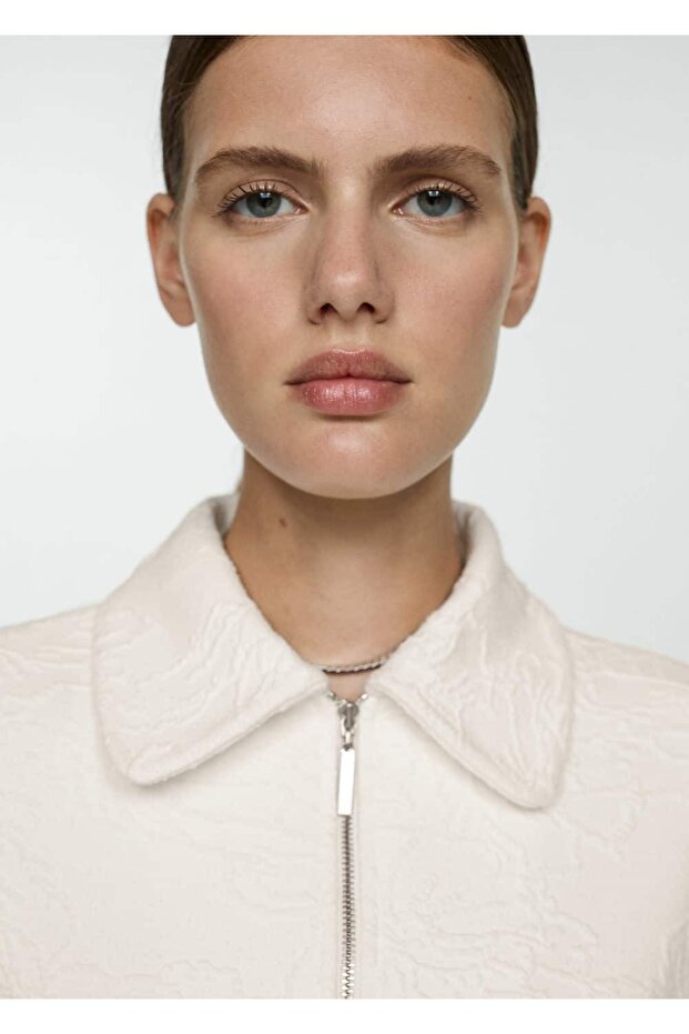 Dokulu pamuklu ceket - 6