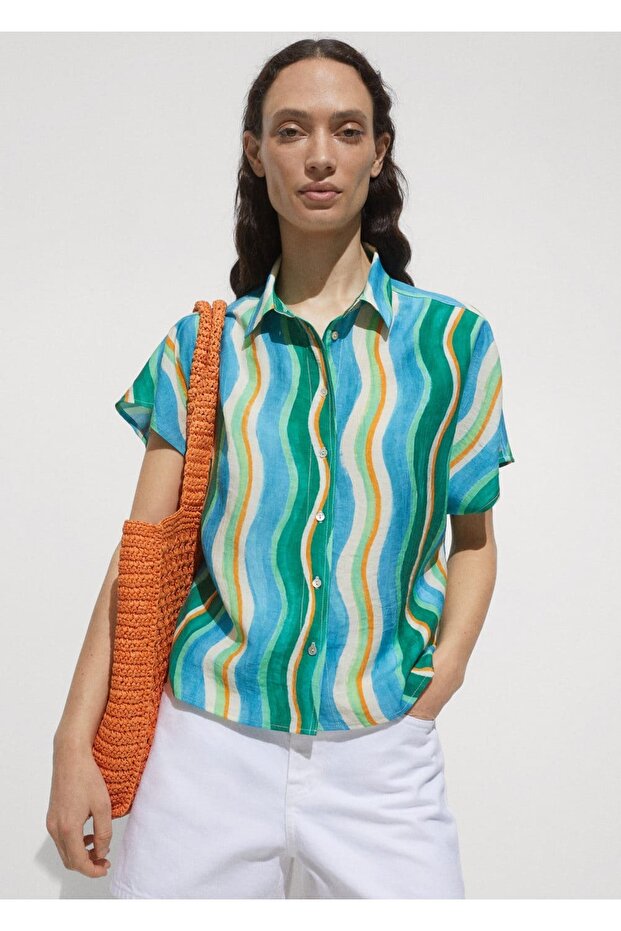 Bedrucktes Kurzarmhemd - 6