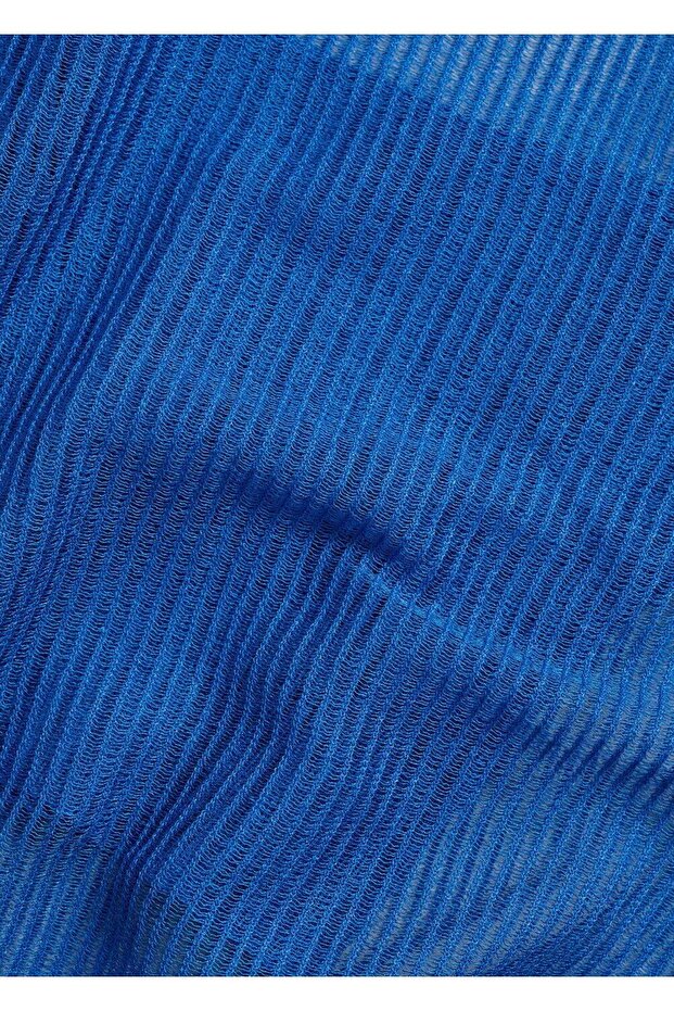 Bluză combinată pulover semitransparentă - 6