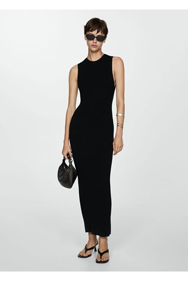 Uzun Triko Elbise - 2