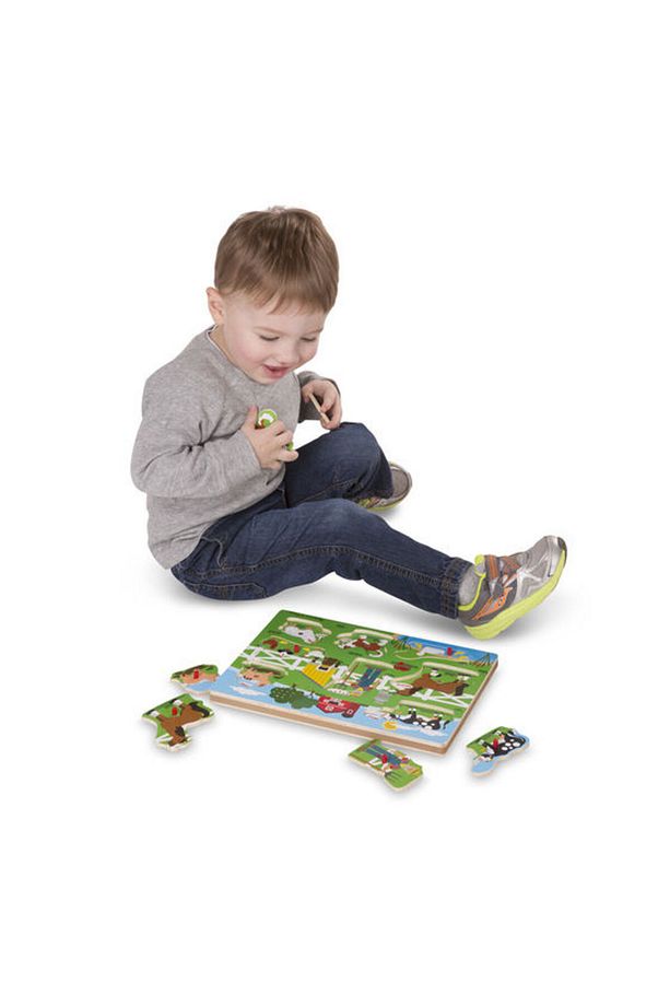 Melissa And Doug Ahşap Sesli Yapboz - Old Macdonal's Farm - 3