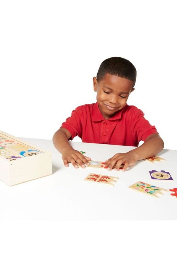 Melissa And Doug Ahşap Sayılar Eşleştirme Yapbozu - 2
