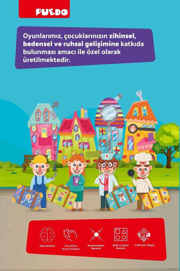 Bavulunu Topla Eşleştirme Oyunu - Meslekler - 7