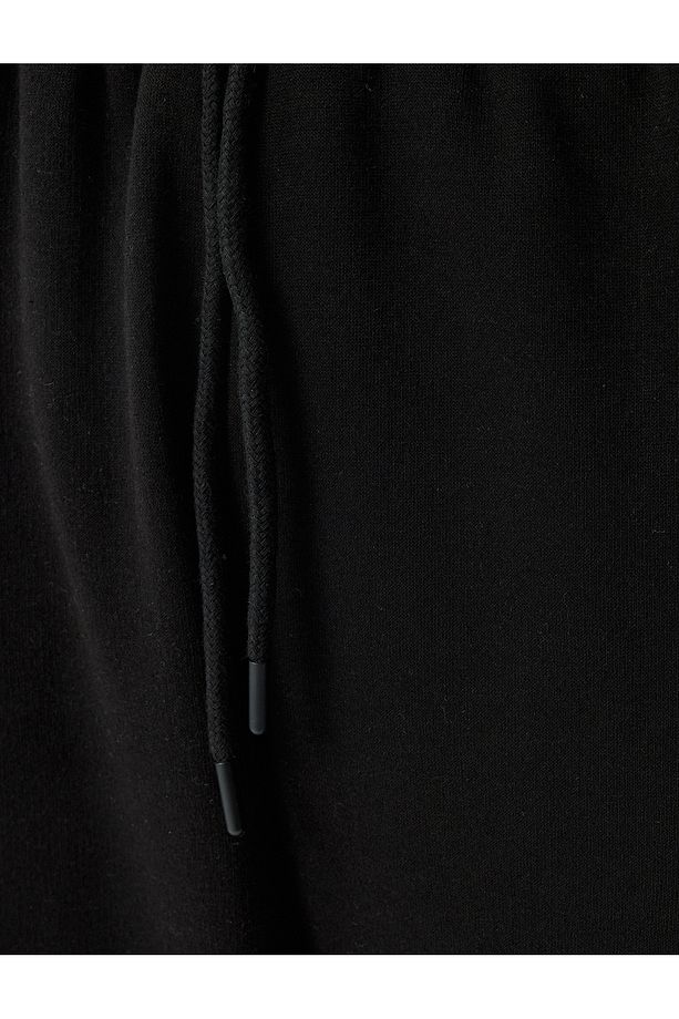 Şardonlu Oversize Geniş Paça Eşofman Altı - 6