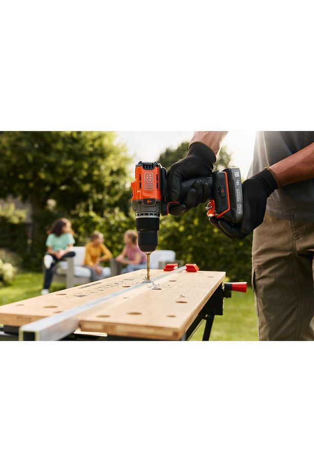 Black & Decker Bcd383d2xk-qw 18v 2ah Powerconnect™ Çift Bataryalı Darbeli Matkap - 8