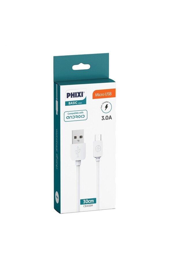 Cb405m Basic 30 Cm Micro Usb Şarj Ve Data Kablosu - 2