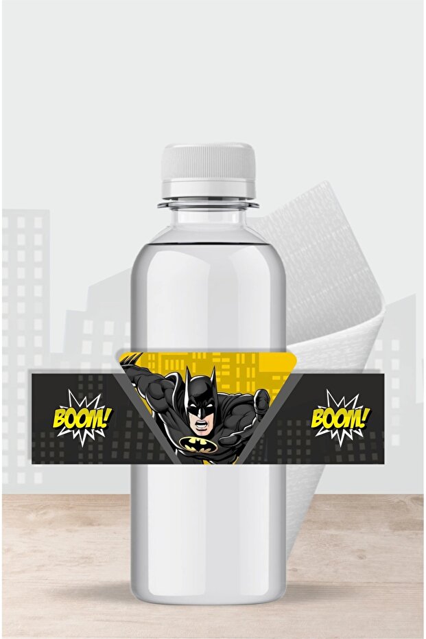 Batman Themed Birthday Party Supplies Set Napkin Wrap 16 Pieces