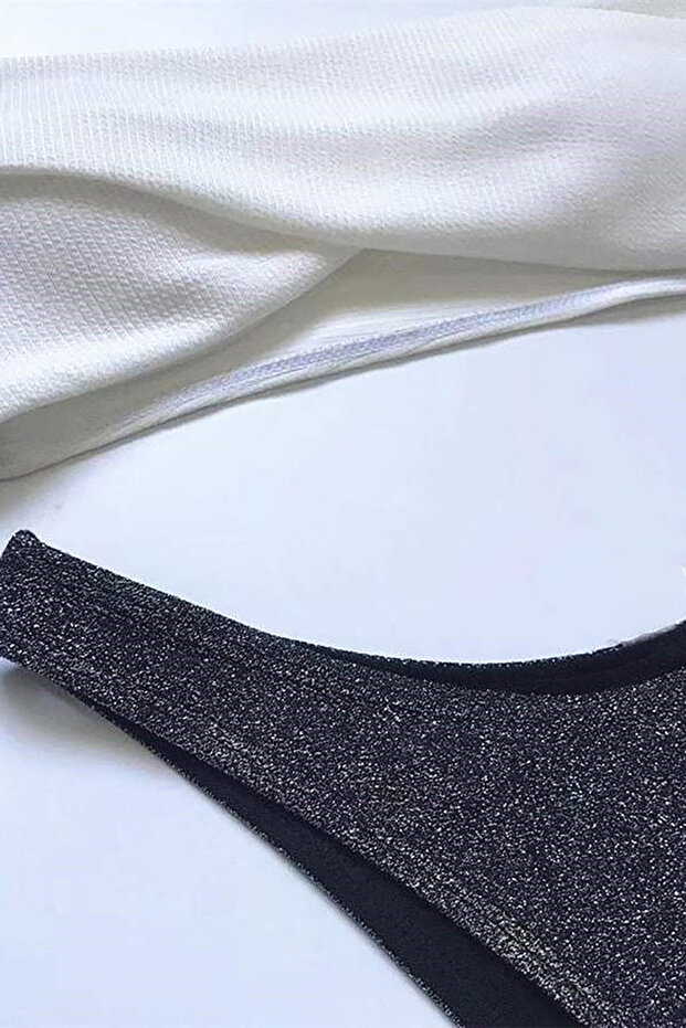 Beyaz Bikini Üstü - 4