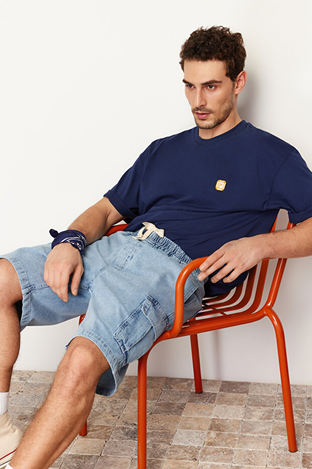 Mavi Regular Fit Kargo Cepli Denim Kot Şort & Bermuda TMNSS24SR00012 - 6