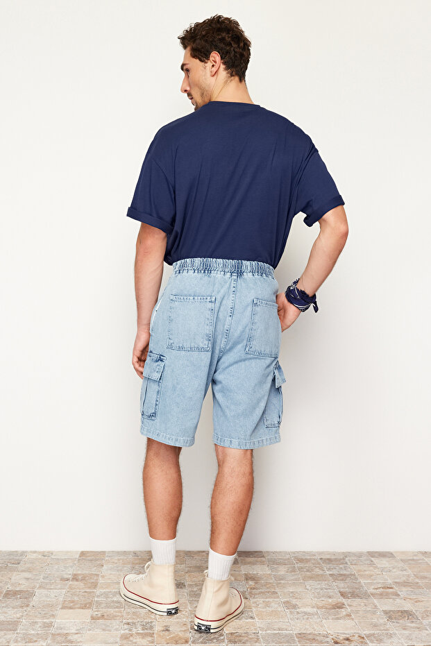 Mavi Regular Fit Kargo Cepli Denim Kot Şort & Bermuda TMNSS24SR00012 - 7