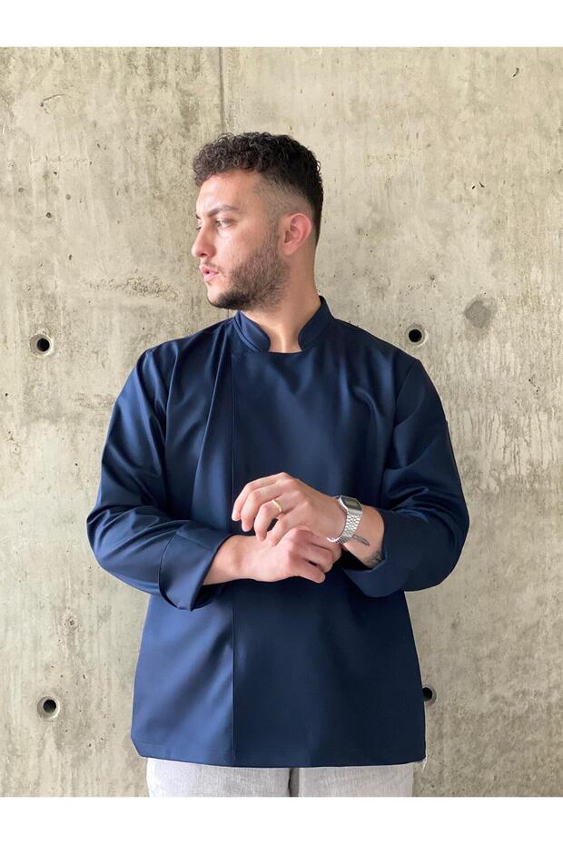 C-21 Premium Navy Blue Chef Jacket