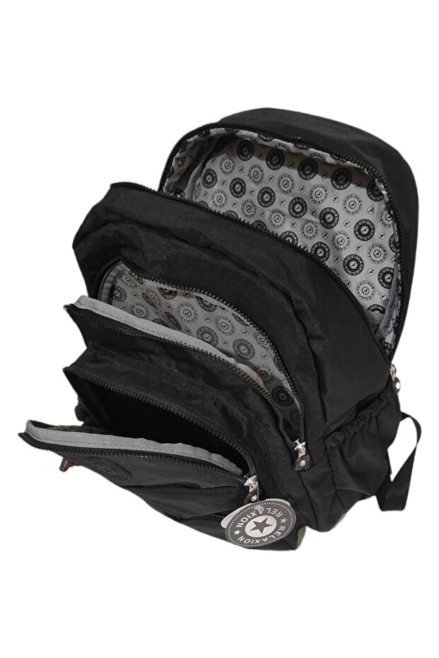 1625 Crinkle Black Backpack - 3