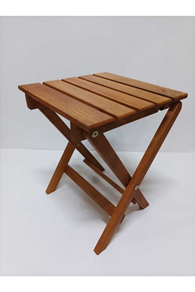 Ahşap Katlanır Kamp Taburesi - 4