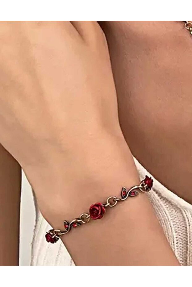 مجموعة إكسسوارات سوار الورد - 2