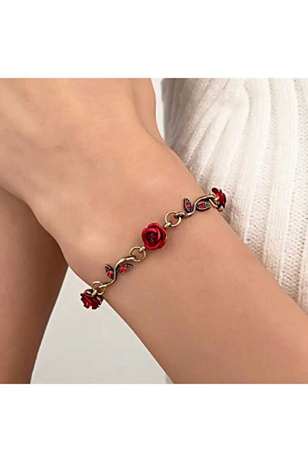 مجموعة إكسسوارات سوار الورد - 1