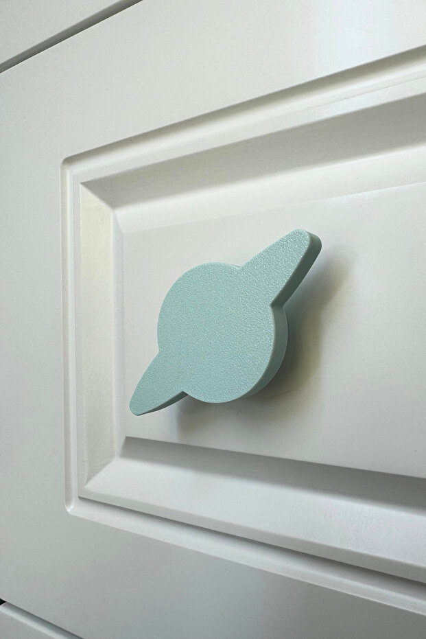 Blue Planet Cabinet Handle - Fun and Durable Furniture Handle for Children's Room, Kitchen and Bathroom