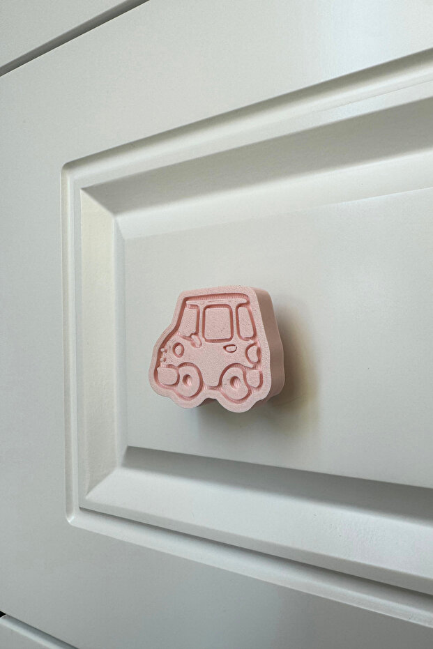 Pink Car Cabinet Handle - Modern and Stylish Design for Children, Kitchen and Bathroom Cabinets