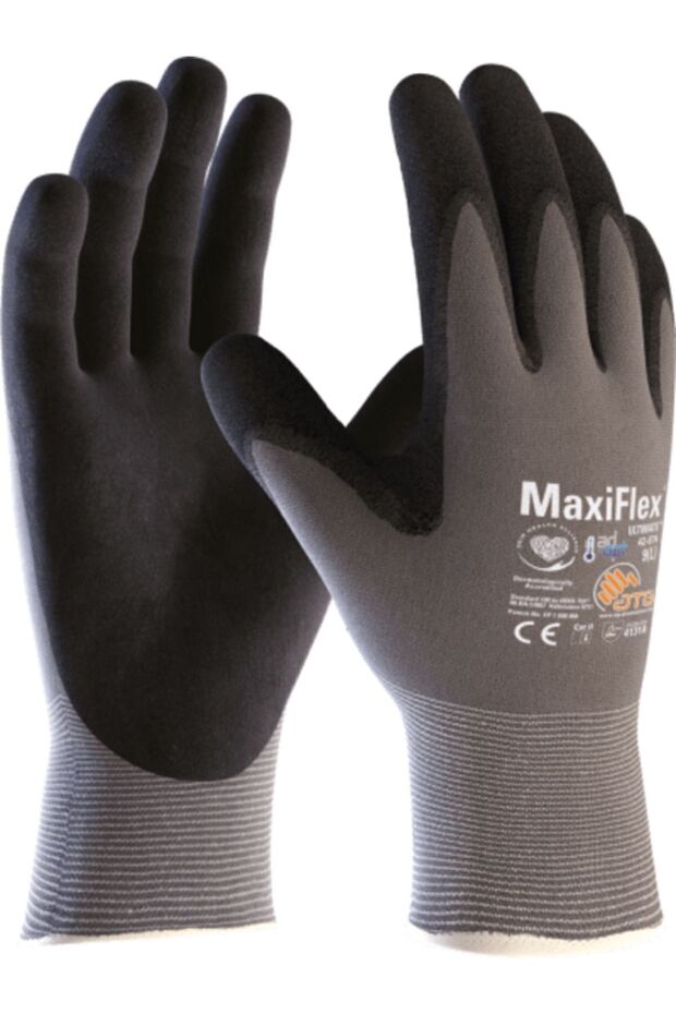 قفازات العمل Maxiflex Ultimate 42-874 موديل 9 No Ad-apt 1 زوج