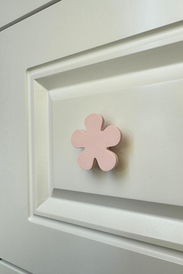 Pink Clover Cabinet Handle -Modern, Stylish and Durable Furniture Handle for Children's Room, Kitchen and Bathroom, Yd