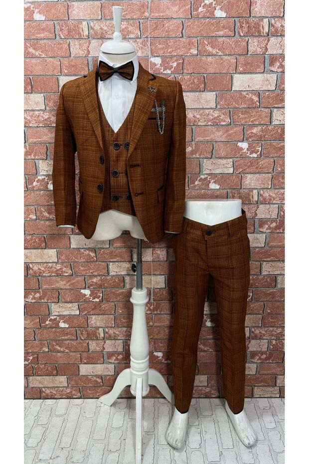 Takım Elbise Yelekli Gömlekli Set 1yaş-10yaş Lüpen - 2