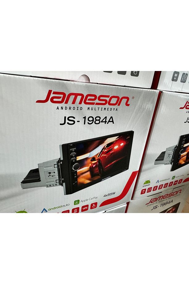 JAMSN 7'HD 2/32GB TEKDİN CARPLAY DOUBLE TEYP KAMERA BT MULTİMEDYA ANDROİD 4X55W - 1