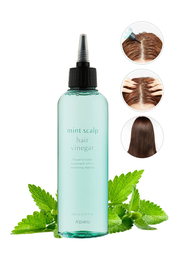 Anti-Dandruff Hair Vinegar with Mint Complex 200ml Mint Scalp Hair Vinegar