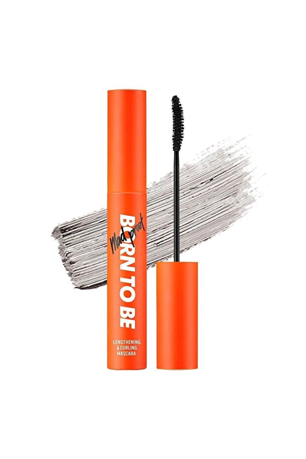 Apieu Born to Be Madproof Lengthening&Curling Mascara (No.01) That Gives a Curled and Long-Lashes Look