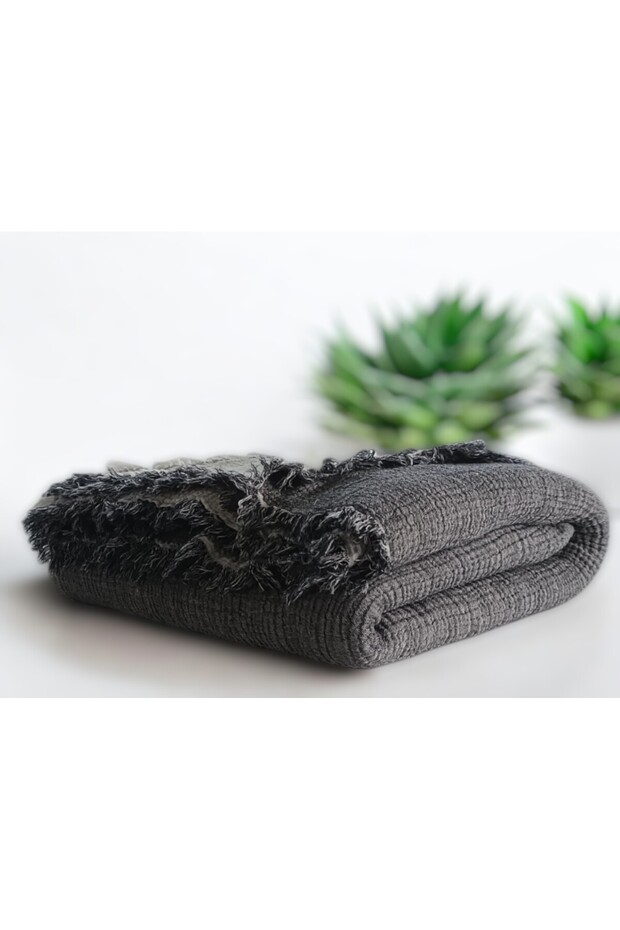 Çift Kişilik 4 Kat Müslin Yatak Örtüsü - 3