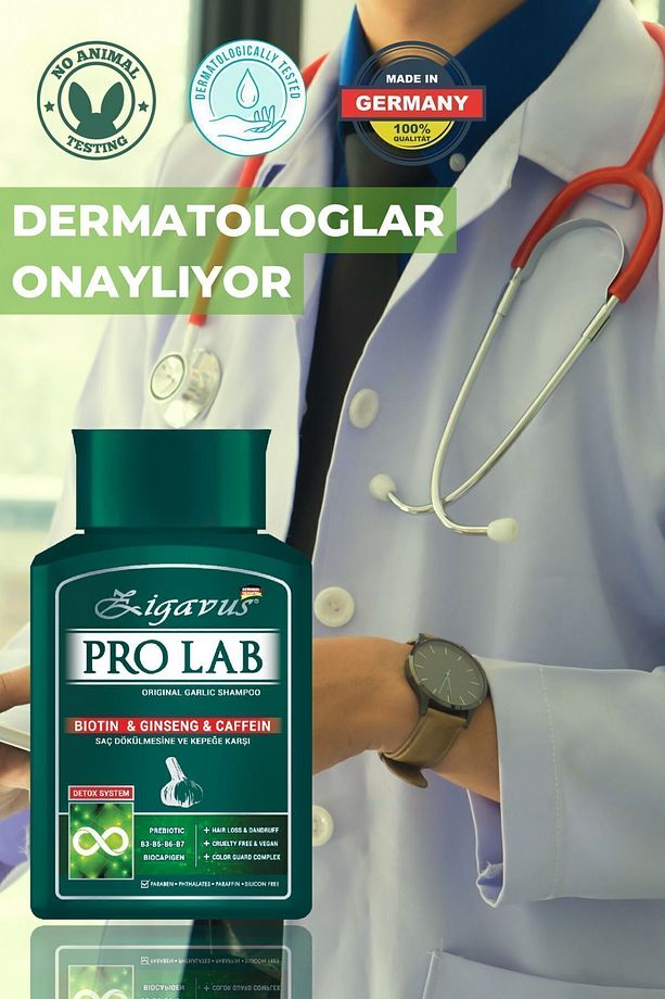 Pro Lab Şampuan 300 ml 3 Al 2 Öde - Sarımsak, Kafein, Biotin, Ginseng Özlü 8699349130770 - 3