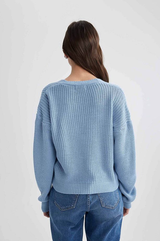 Regular Fit V Yaka Hırka B7867axns - 4