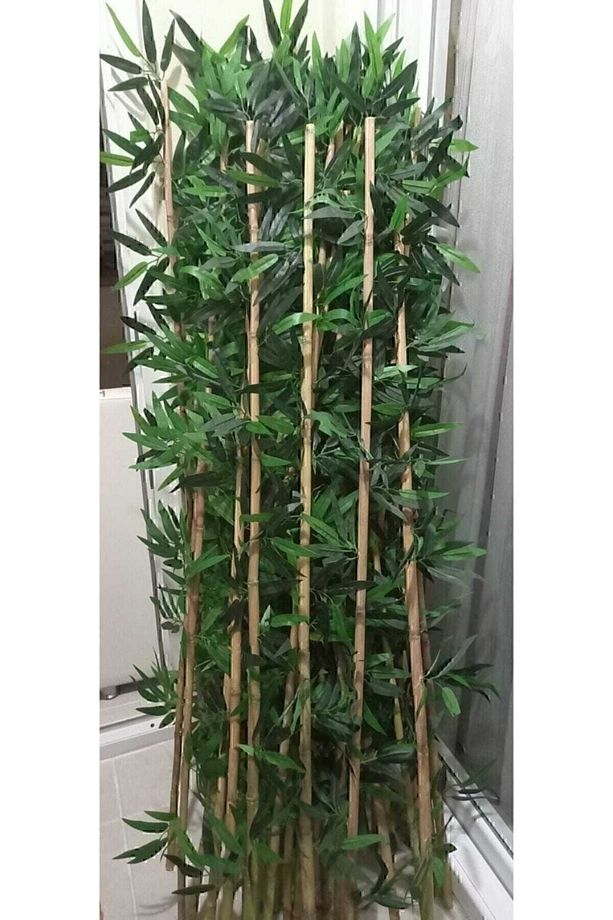 Yapay Çiçek 100 Cm 10 Adet Bambu Çubuk Islak Doku - 1