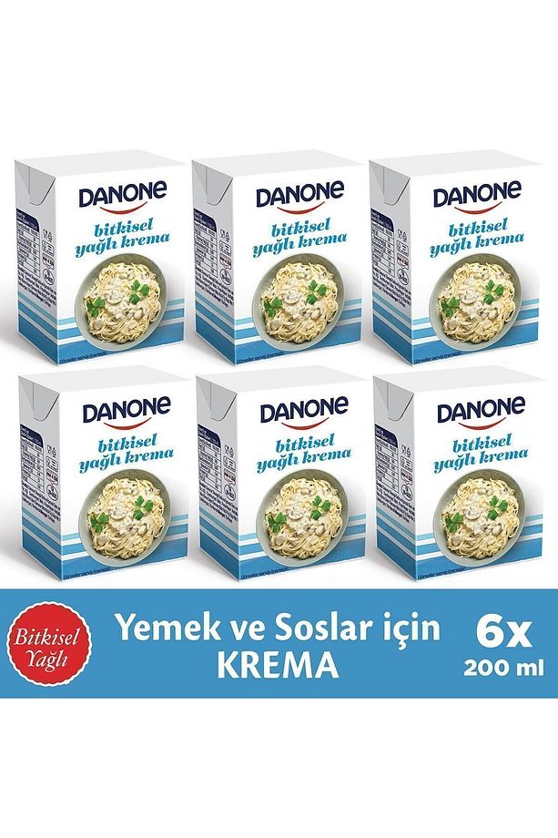 Bitkisel Yağlı Krema 6 X 200 ml - 1