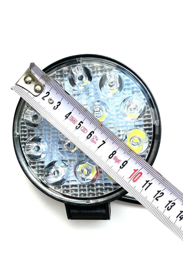 Led Projektör Off Road Çalışma Sis Lambası 14 Led Yuvarlak Power Led 2 Adet - 2