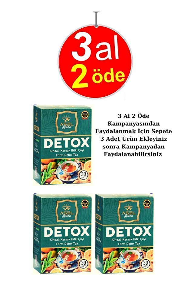 Detox Karışık Bitki. Çayı Tok tutma (1 KUTU 30 ADET) - 2