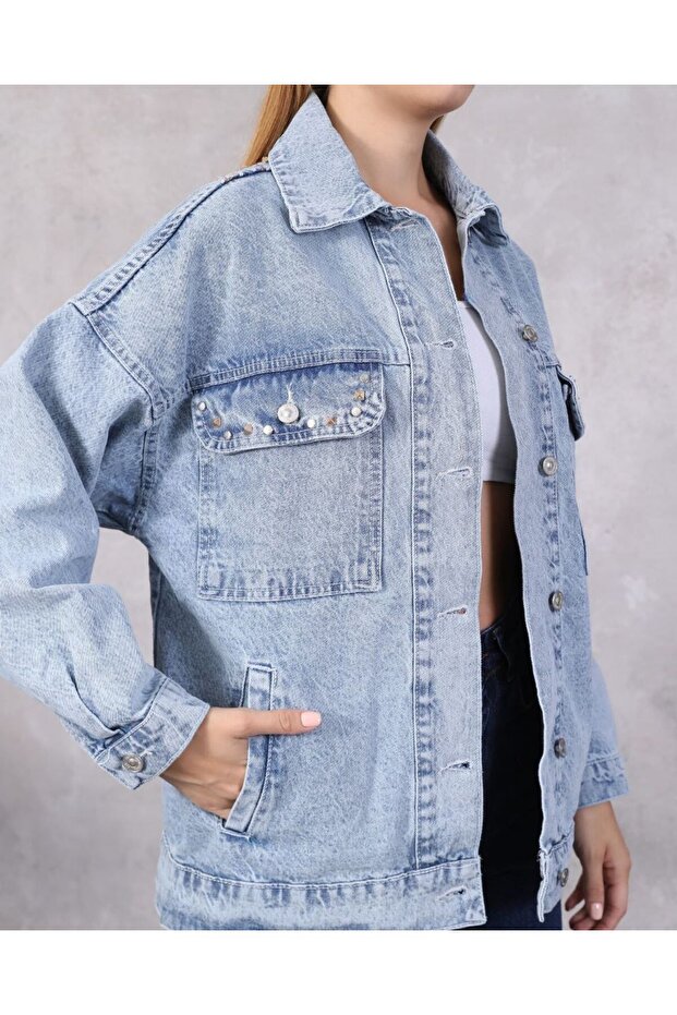 Kadın Kot Ceket - 2