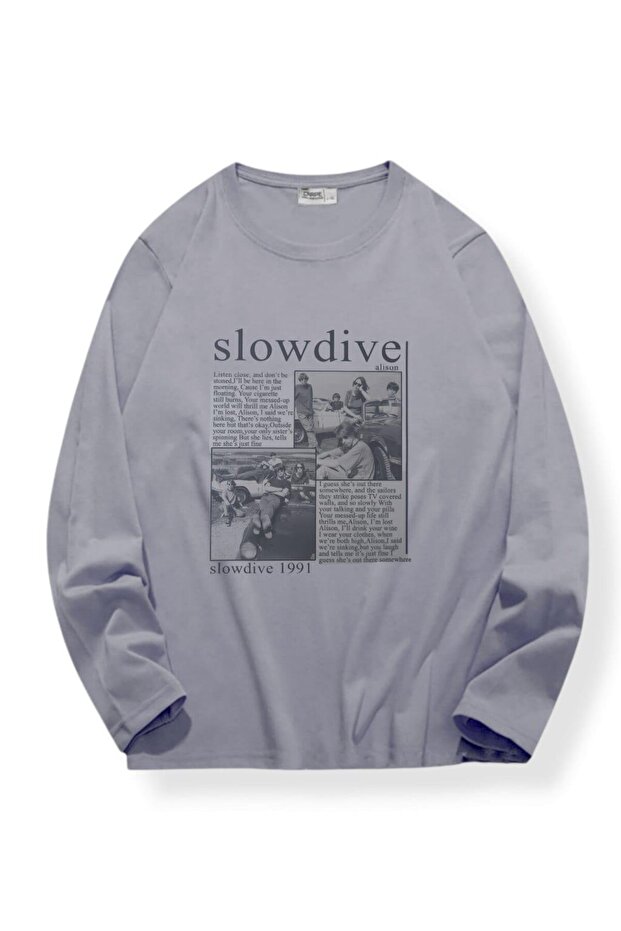 Slowdive 2 İplik Sweatshirt - 1