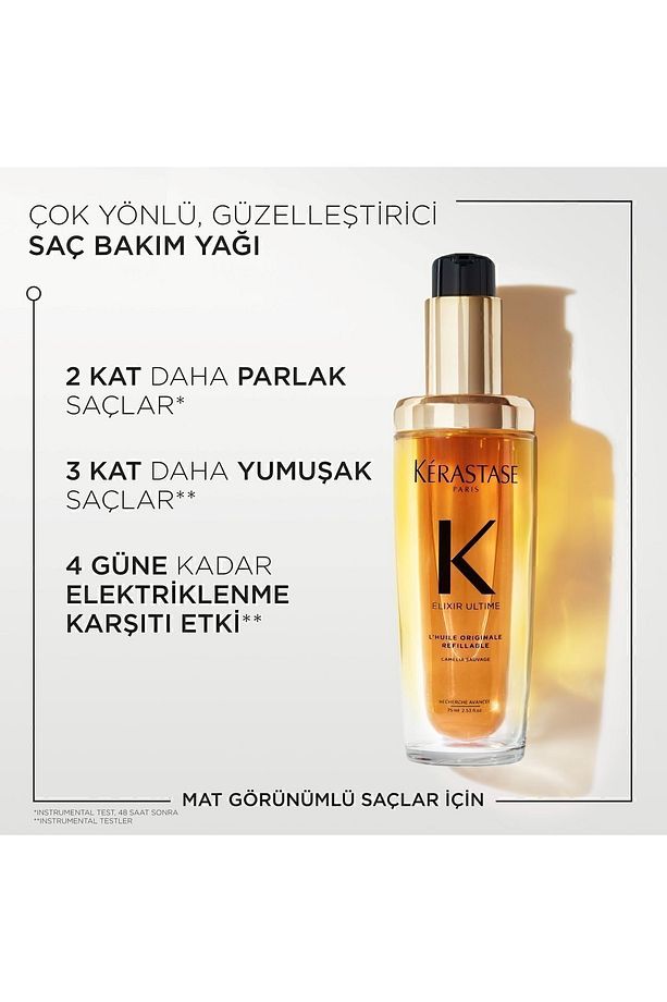 1KTGZL.9Elixir Ultime L'Huile Originale Saç Yağı 75 ml BKT.128 - 3