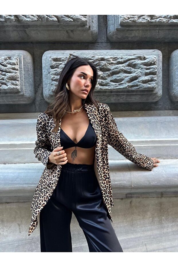 Leopar ceket - 1