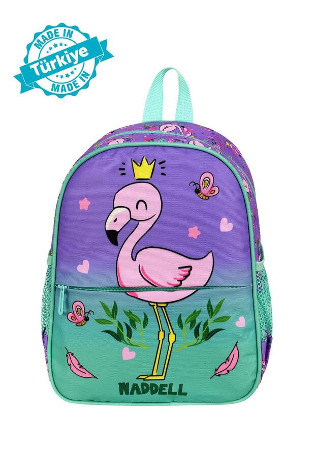Licensed Flamingo Patterned Kindergarten Nursery Preschool Kids Backpack