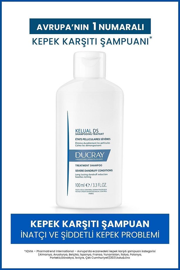 Kelual DS Şampuan İnatçı ve Şiddetli Kepek Karşıtı Şampuan 100ml - 1
