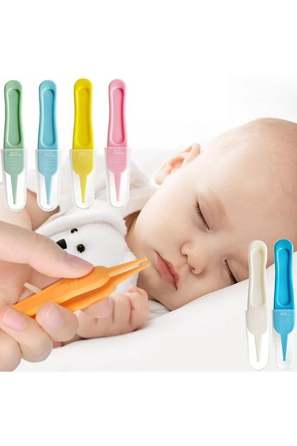 Bebek Sümük Temizleme Cımbızı Burun Kulak Göbek Temizleme Aparatı Mavi renk - 2
