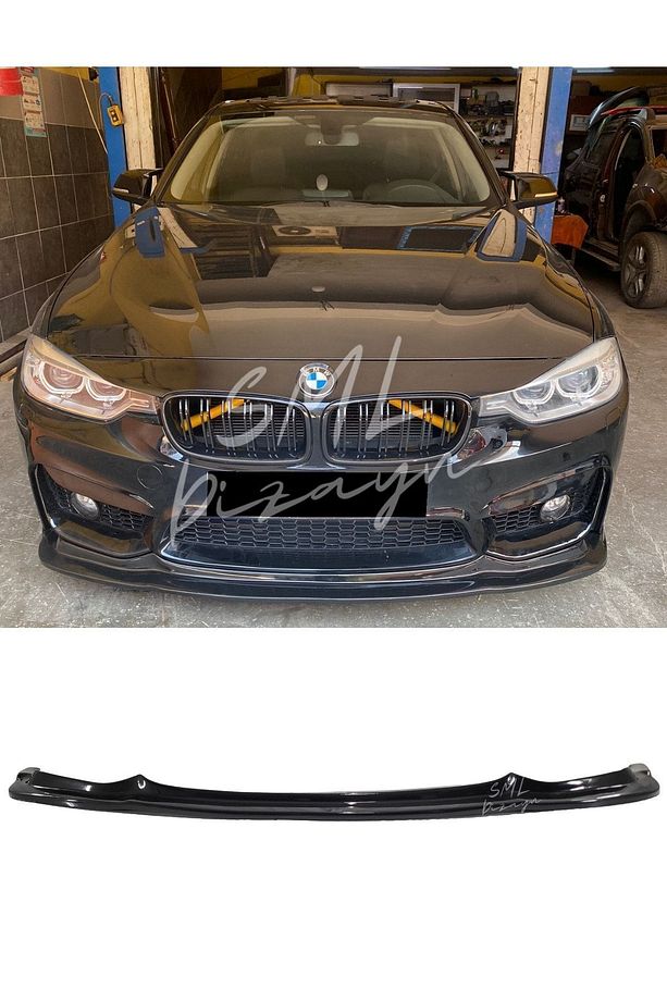 Bmw F30-f80 M3 Ön Lip (ÇİN TAMPON UYUMLU) (PLASTİK) F30-f80 Ön-bodykit-ek-lip - 4