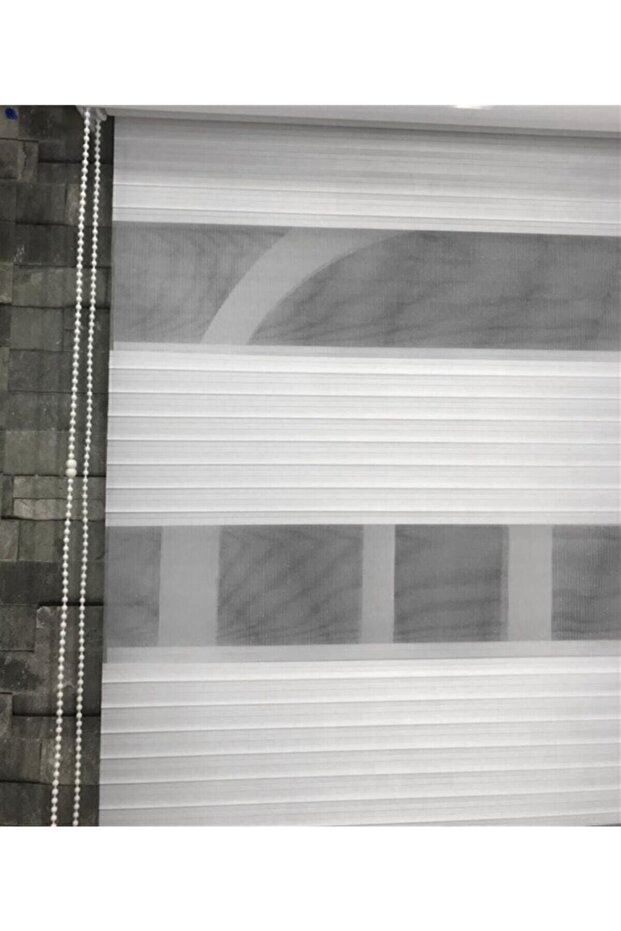 Pliseli Zebra Stor Perde Ekru - 1