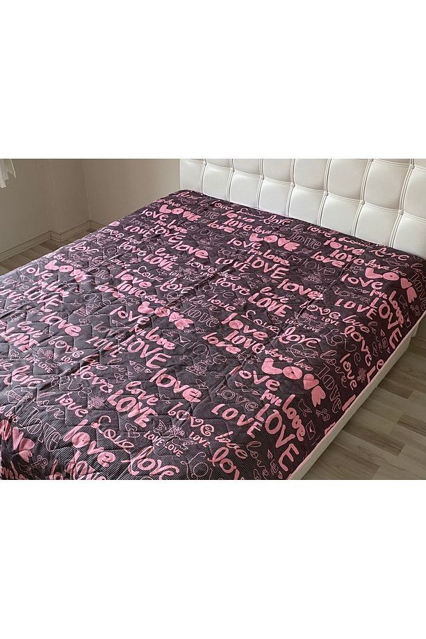 Kapitoneli Tek Kişilik Çok Amaçlı Örtü (PİKE) - 160x230 Cm Pike Yatak Örtüsü - Çift Taraflı Kullanım - 8