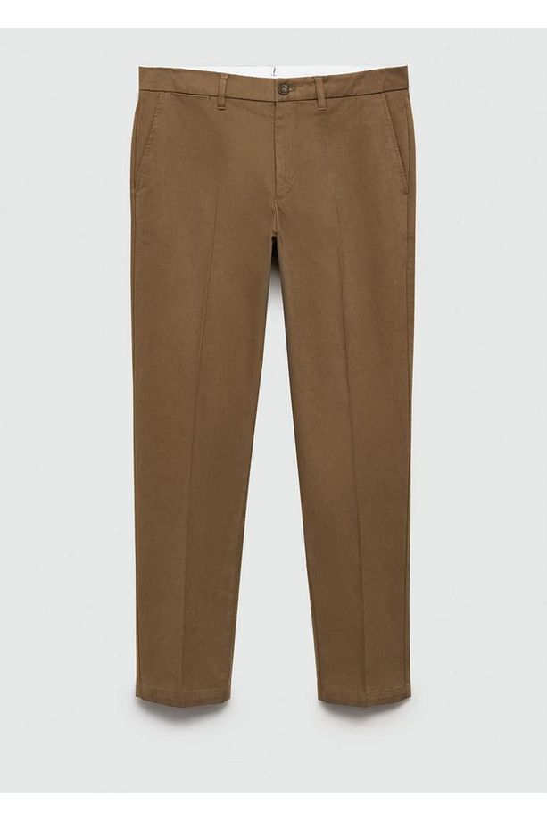 Regular fit pamuklu pantolon - 3